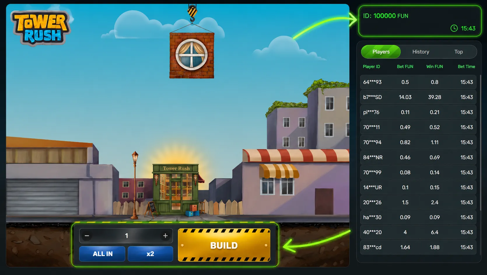 Tower Rush Gameplay